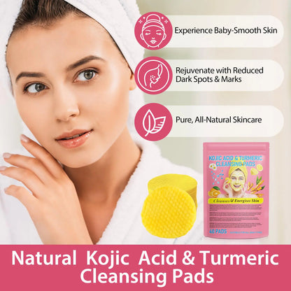 Turmeric Kojic Acid Cleansing Pads (Express Delivery)